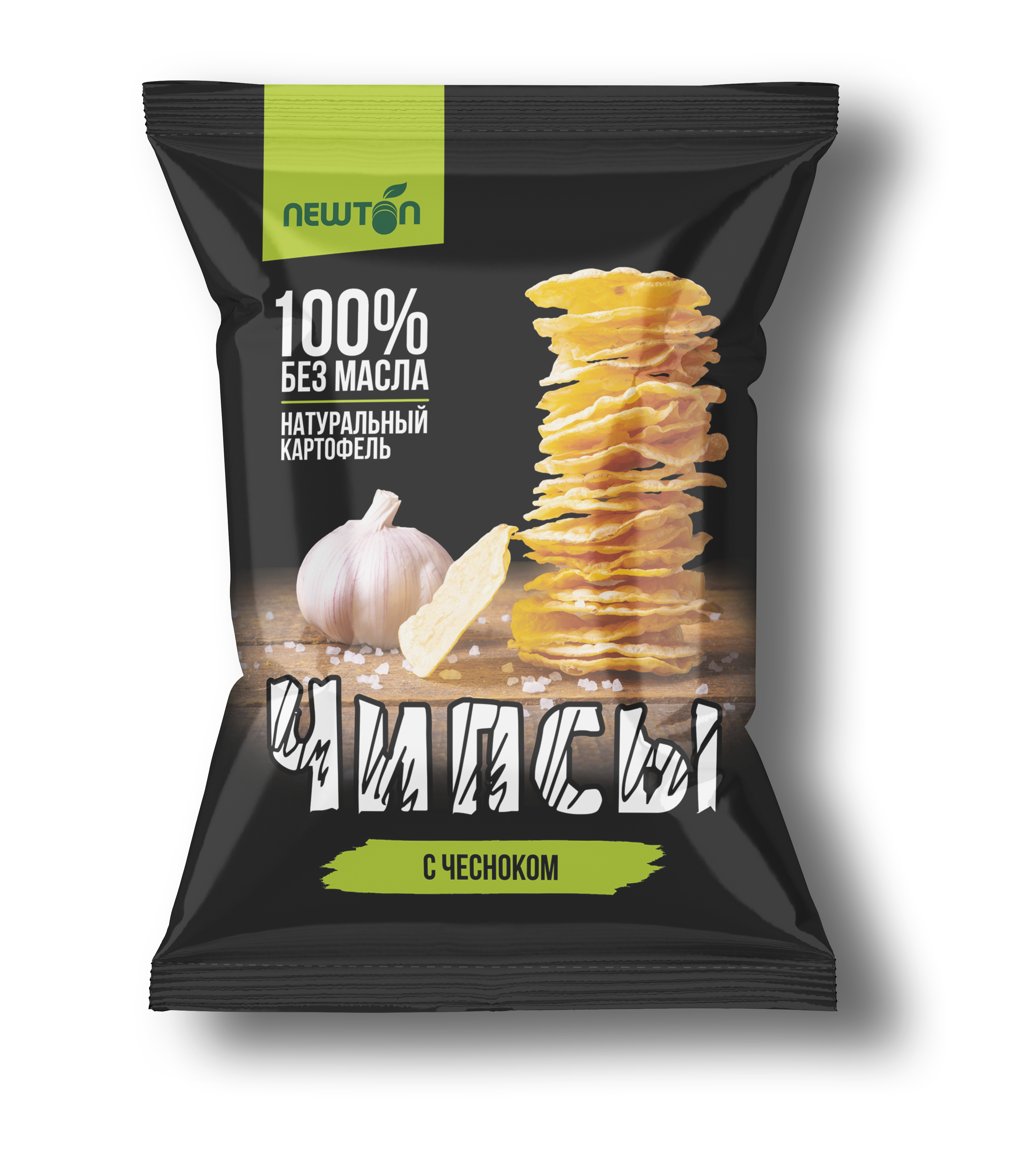 Картофельные чипсы с чесноком